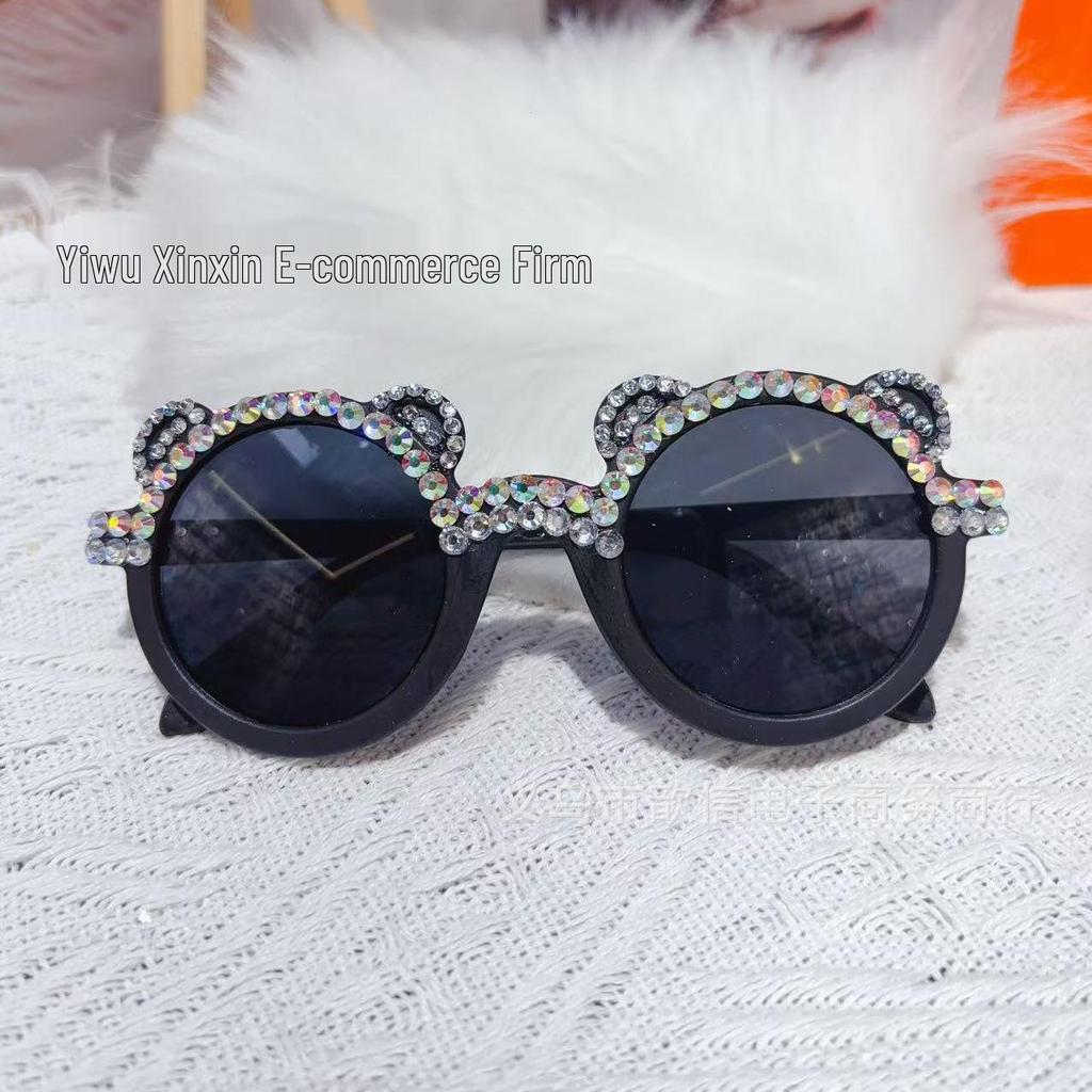 Kids' Glitter Sequin Sunglasses - Cute Candy Color Summer Shades for Boys & Girls