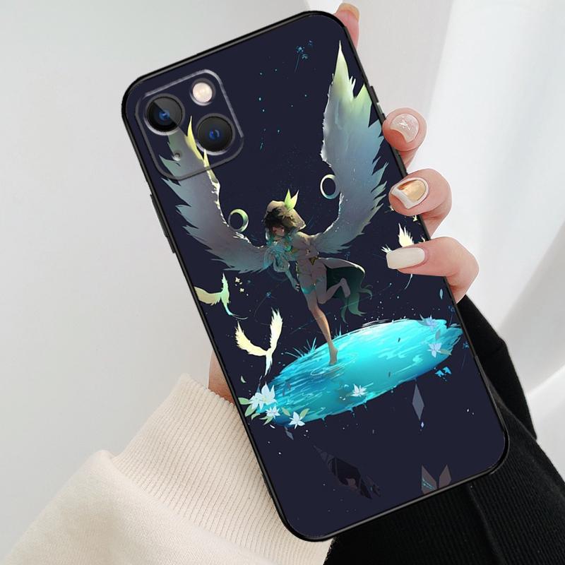 

Genshin Impact Venti Phone Case For iPhone 17 Pro Max 14 13 12 11 15 16 Pro Max mini 16 15 Plus 16e 17 Air Cover iPhone 16