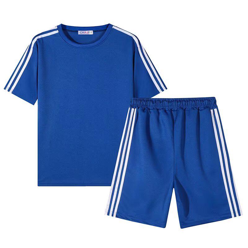 Men's Trendy Korean Style Summer Sportswear Set: Short Sleeve T-shirt & Casual Basketball Jersey Shorts 2025