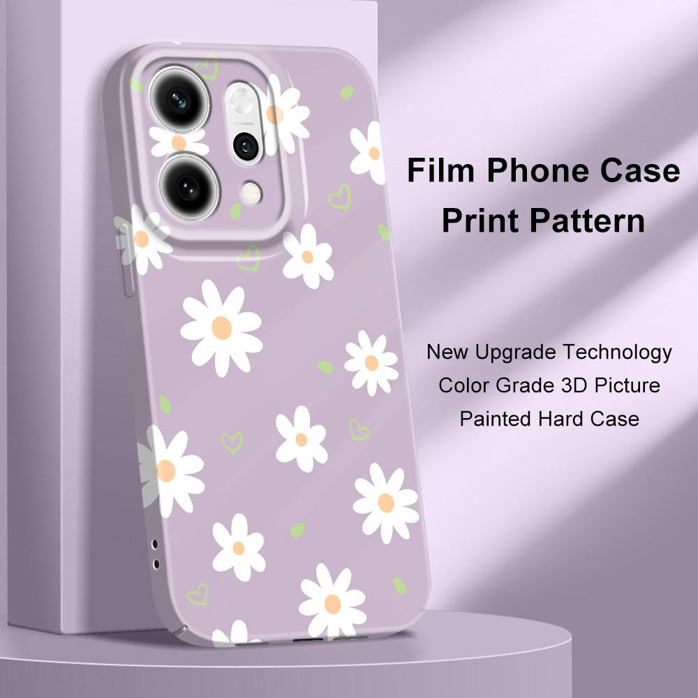 Tender Daisy Phone Case For OPPO Reno 14 14F 13 13F 12 12F 11 11F 10 8 8Z 8T 7 7Z Pro 4G 5G Film Hard Cover