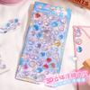Cartoon 3D Embossed Crystal Children's Stickers Cat and Bunny DIY Decorative Phone Puzzle Reward Stickers
