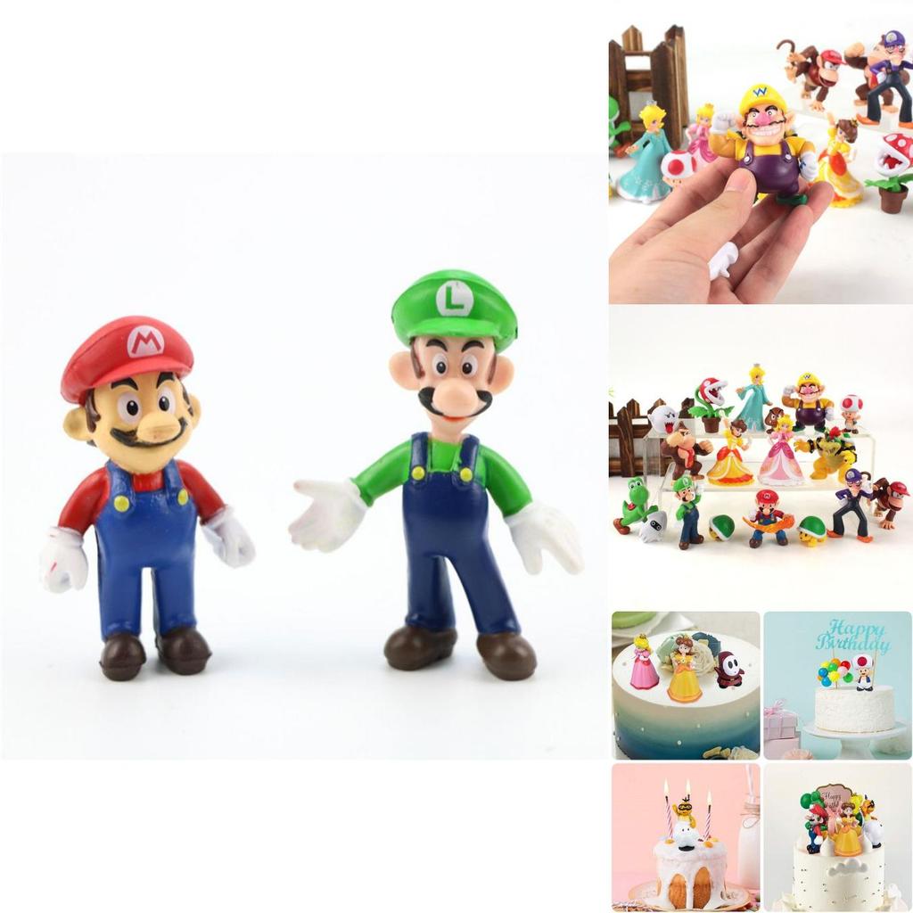 Super Cute Super Mario Action Figure Toy Set For Collection And Decoration In Your Home