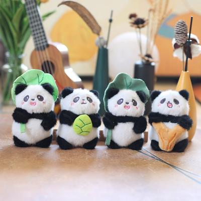 Cute Cute Little Panda Pendant Plush Toy Doll Giant Panda Bag Hanging Decoration Keychain Doll Doll