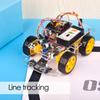 OSOYOO Arduino UNO Multifunctional Educational Robot Car V2.1 STEM Remote Control App 4WD Building, Programming, Learning Educational Electric Robotic