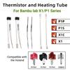 Thermistor für Bambu Lab P1P P1S X1C Heizrohr Keramikkartusche 24V für Bambu Lab Hotend Heizung Thermistor 3D-Drucker