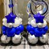 106PCS Royal Blue Balloons Garland Blue Balloon Arch Kit Graduation Wedding Anniversary Baby Shower Birthday Party Decoration