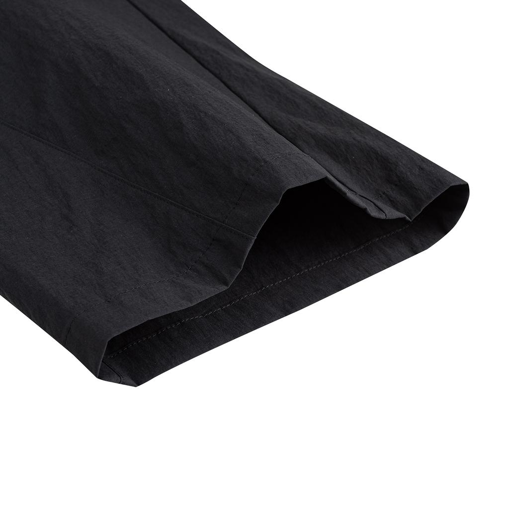 Anta Lifestyle Series Womens Woven Long Pants Summer Casual Pants Women bottoms Basic-Black 962628509-3