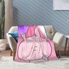 Asamimichan and Anemimi Blanket Ultra Soft  Throw Blankets for Sofa 50x60 Inch Multiple Sizes Plush Thin Quilt