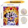 Disney DIY Painting Kit Dalmatian Dog Stained Glass Classic Style Home Decor Craft Gift Idea Art Canvas Wall Decor Painting Painting
