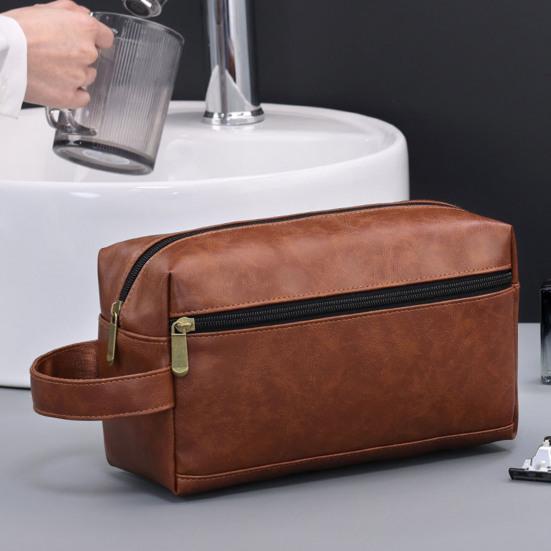 Reise-Kulturbeutel Herren Damen Toilettenartikel-Organizer Wasserdichte Kosmetiktasche Aufbewahrungstasche für Rasierzubehör Pflegeutensilien