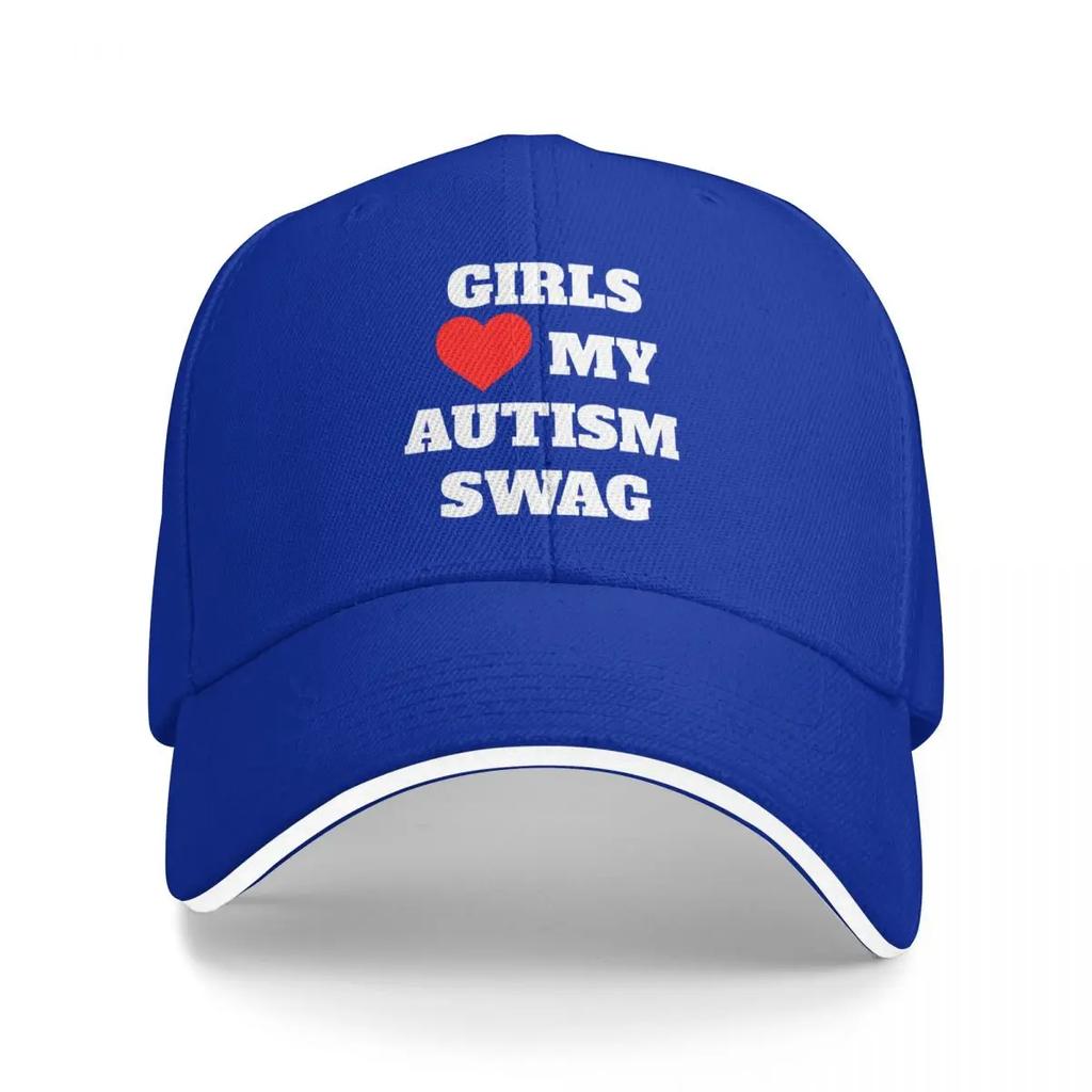 Baseball Caps Girls Heart My Autism Swag Funny Casquette Female Male Sport Summer Hats