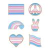 Rainbow Colorful Flag Enamel Pin Funny Brooch Cartoons Badge For Bags Jeans Hoodies Denim Lapel Pin Jewelry Kids Best Gift
