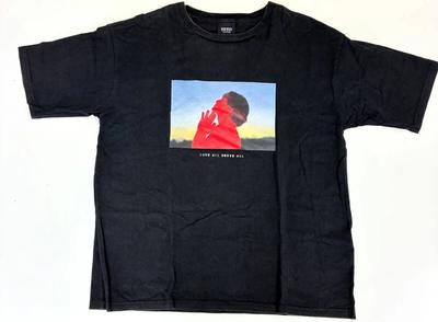 Fujii Kaze LOVE ALL SERVE ALL LASA Photo T-Shirt Black L Size Official Goods