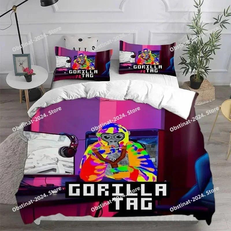 Fashion 3D Gorilla Tag Bedding Set Printed single Comforter Quilt Bed Cover Duvet Cover Pillow Case 3 Pieces Set Kids Adult Size