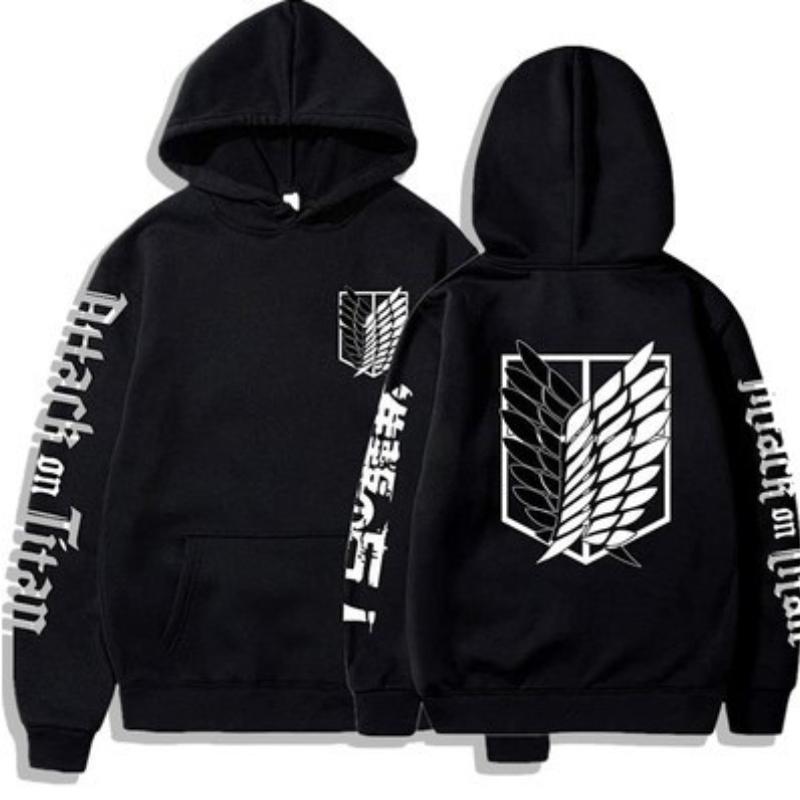 2023 Anime Hoodie Men's and Women's Sports Attack Giant Series Investigation Corps Same StyleCosplay Men's Wear