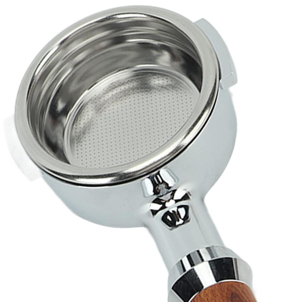 Coffee Portafilter, Handheld Coffee Portafilter, Bottomless Portafilter, Improved Extraction, Aluminum Alloy, Easy To Clean, 58mm, Coffee Supplies