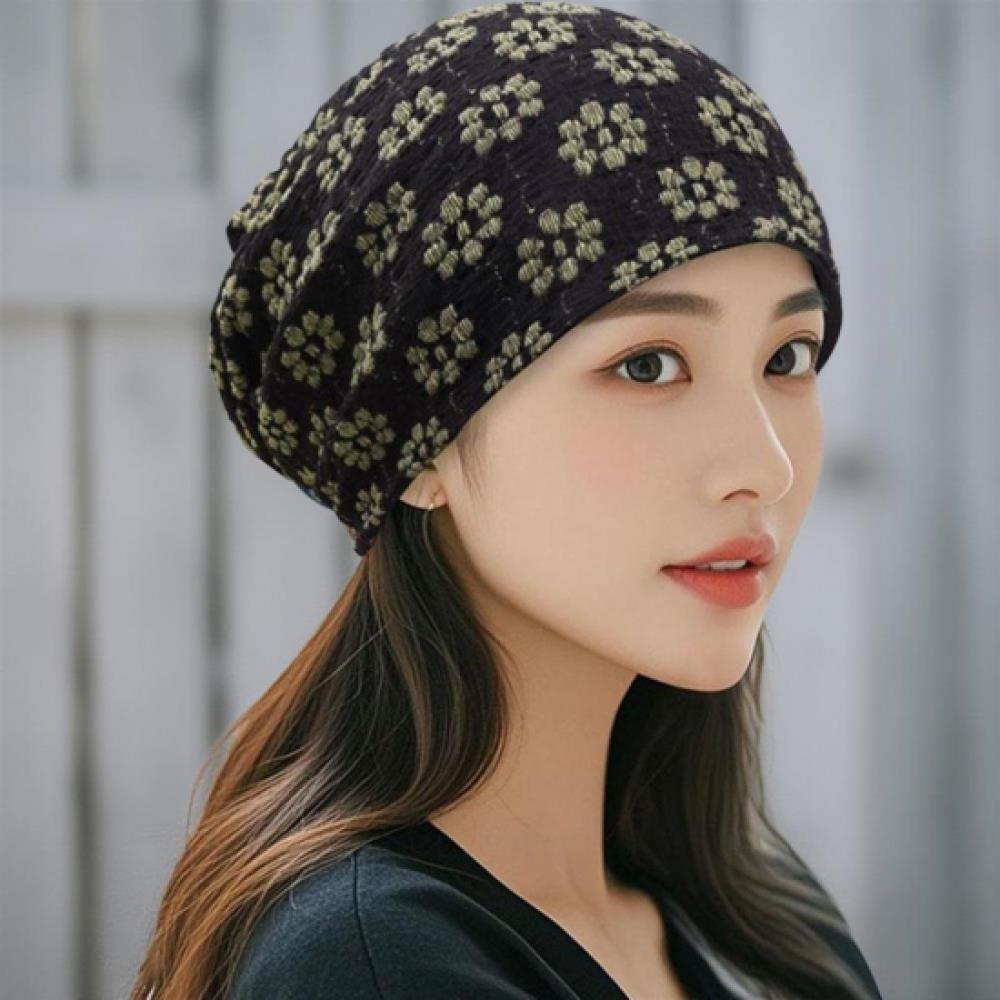 New Arrivals Open Run Women Floral Beanie Hat