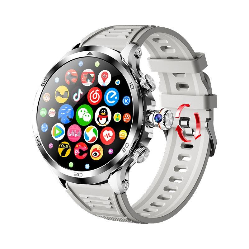2025 New Arrival H19 4G Full Netcom Smartwatch Android 9.0 With 1.95 Inch Amoled Screen 900W Rotating Camera GPS WIFI Smart Watch Men