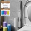 One-piece bathroom cleaning set, toilet disposable toilet brush, cleaning brush head, wall-mounted toilet toilet brush