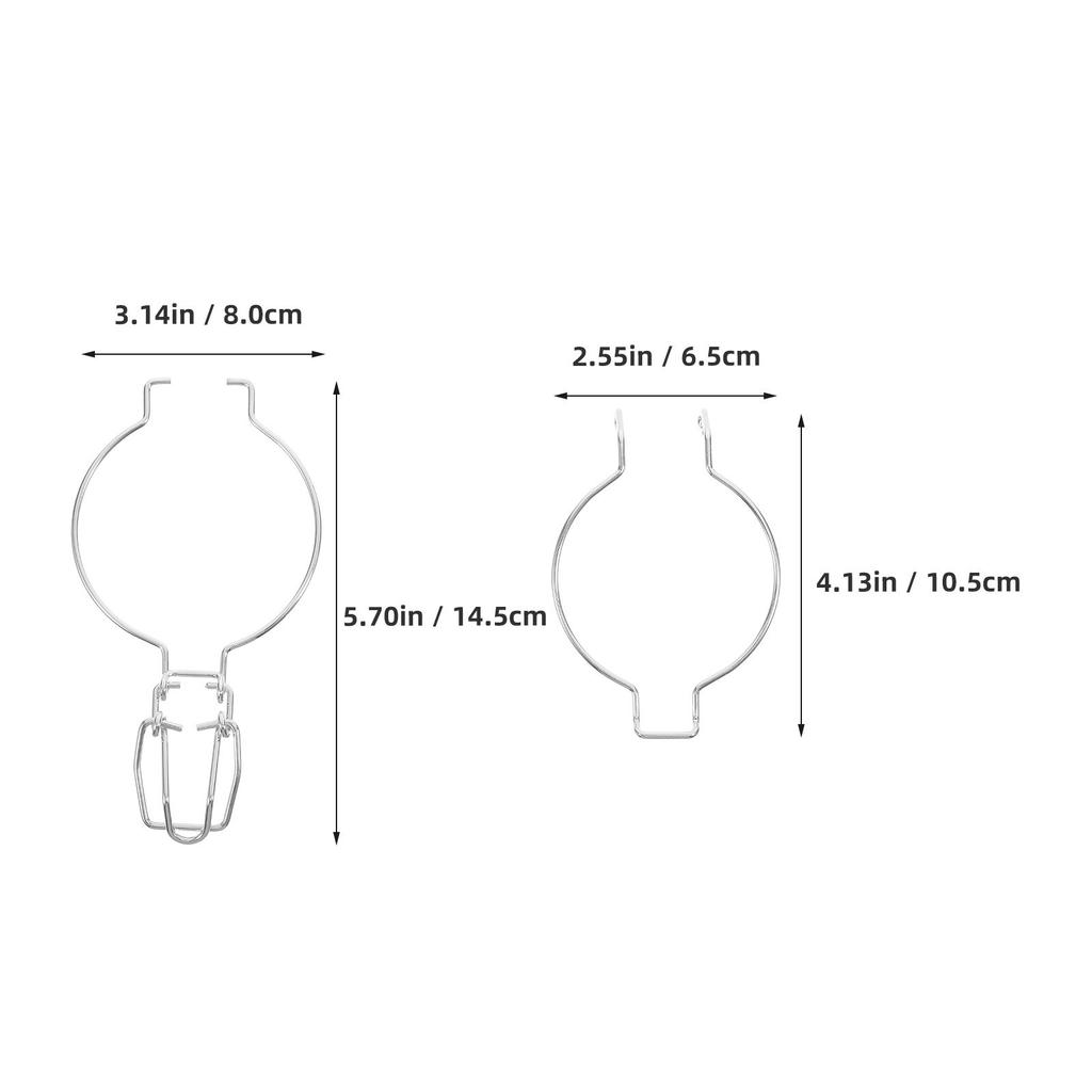 10 Piezas Hebilla de Cierre de Alambre Metálico Clips de Sellado para Botes de Vidrio Acero Inoxidable Fácil de Abrir y Cerrar Accesorios de Almacenamiento para Cocina