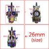 PWK Racing Carburetor, Multi-Color, Available in Sizes: 21mm to 34mm for ATV/UTV.