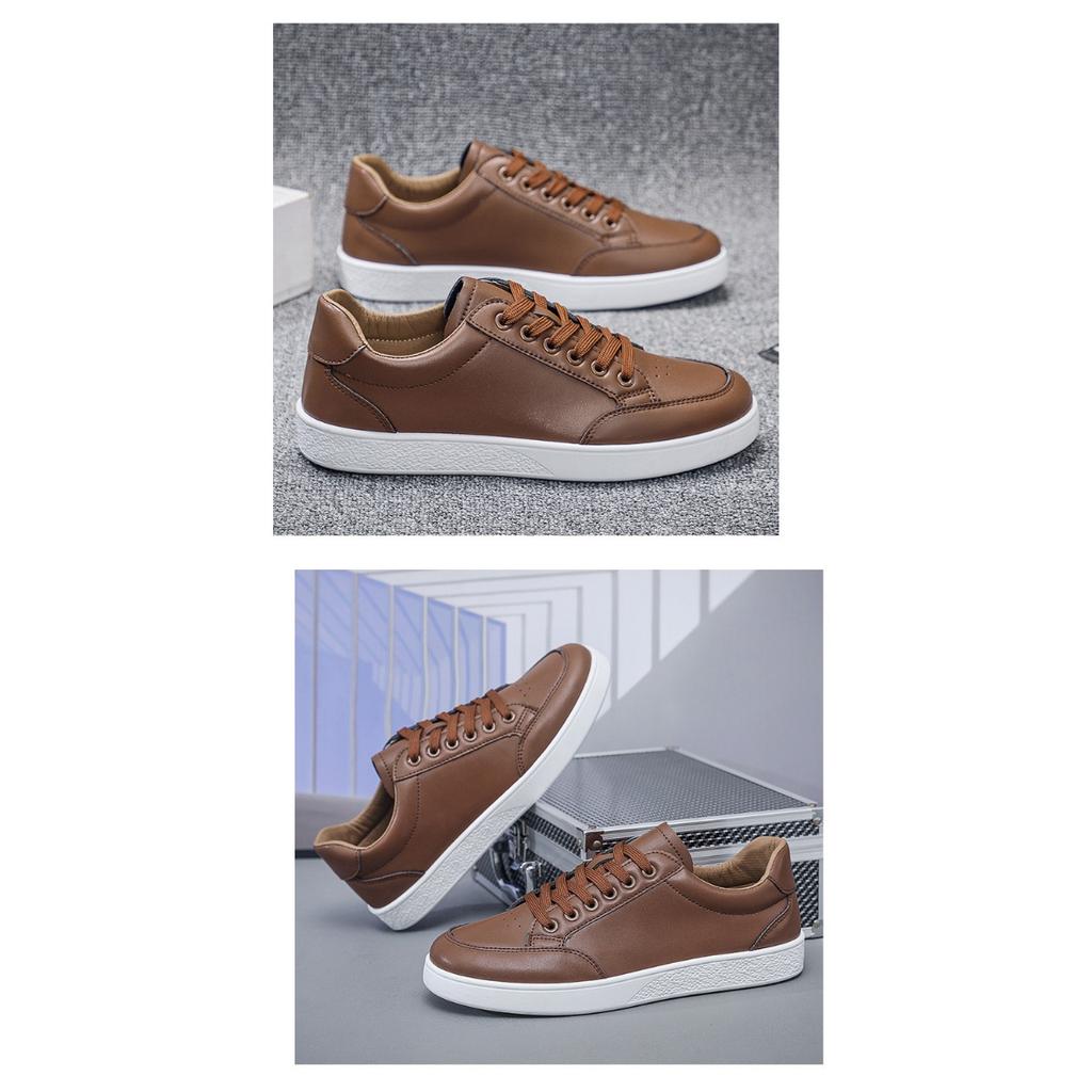 Vyriški batai gatvės riedlentės batai vyriški korėjietiško stiliaus studentų vyriški balti batai, madingi laisvalaikio batai bangos batai