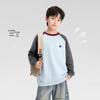 Boys' Color-Block Raglan Long-Sleeve T-Shirt