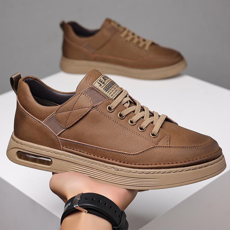 

[] Spring white shoes men s shoes men s casual board shoes fashion versatile shoes men 44【leather shoe size】