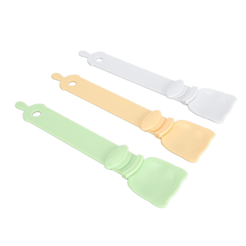 3Pcs Cat Strip Squeeze Spoon Easy to Use Cat Food Can Feeder Spoon Lickable Wet Cat Treat Dispenser