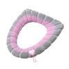 Pulian Two-Tone Knitted Polyester Toilet Seat Cover