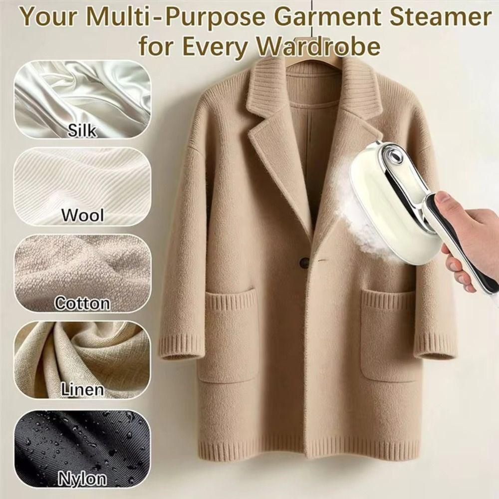 Handheld Steam Iron Portable Travel Steamer Iron 2-In-1 Steamer  For Clothes