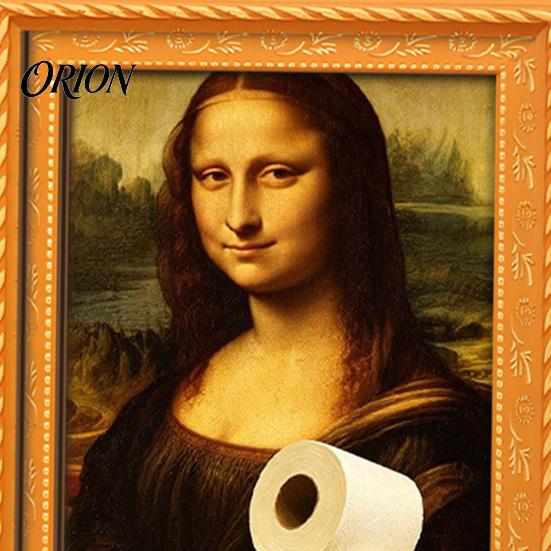 Flexible Magnetic Frames Funny Small Wooden Fridge Magnet Picture Frame, Vintage Oil Painting Pattern Decorative Magnets Refrigerator Locker for Home