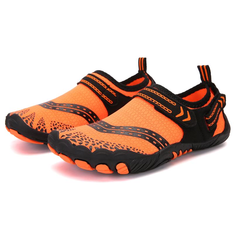 Quick Drying Wading Sneakers for Boys Girls Breathable Kids Swimming Aqua Shoes Anti-slip Lightweight Water Sports Shoes for Surfing Diving Boating