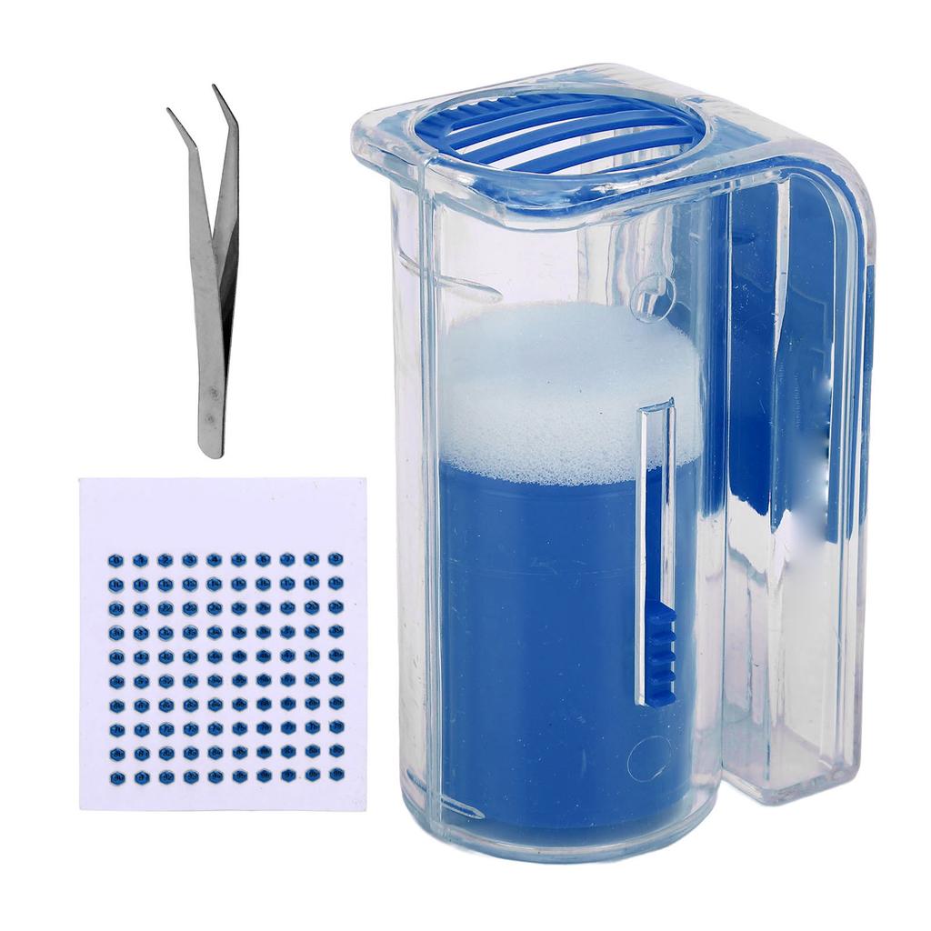 Queen Bee Marking Kit Professional Queen Bee Marking Cage with 0-99 Number Sticker and Tweezers for
