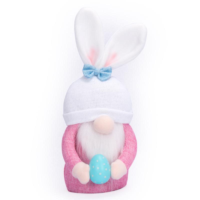 Easter Gnome Bunny Rabbit Gonk Tomte Dwarf Plush Doll Toy Ornaments kids Gift