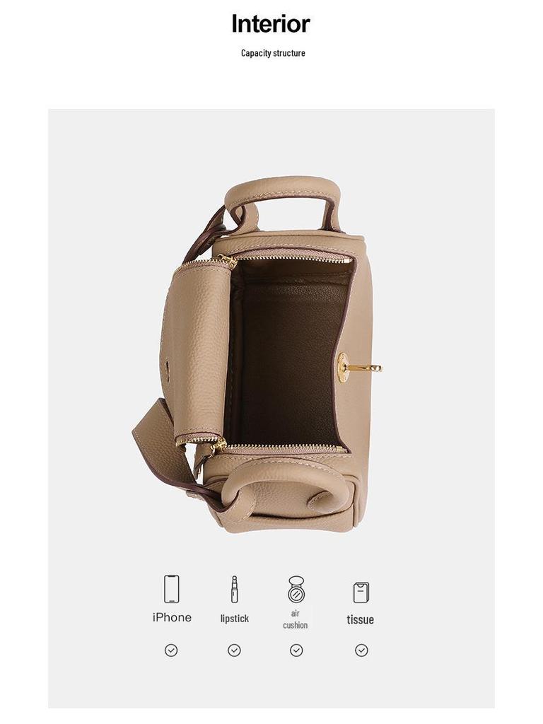 Moda Wiosna/Lato 2024 Wszechstronna Miękka Skóra Damska Torba Poduszka - Modny Design na Jedno Ramię, Crossbody, do Ręki