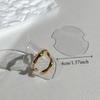 10pcs Lightweight Round Sheet Rings Holder Plastic Rings Organizer Rings Display Stand  Boutiqu