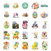 50 Easter Series Cartoon Bunny Eggs Graffiti Stickers Diy Water Cup Flat