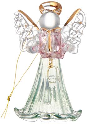 Just Willow Object Angel Bell Small Gift Angel Figurine Glass 0890016