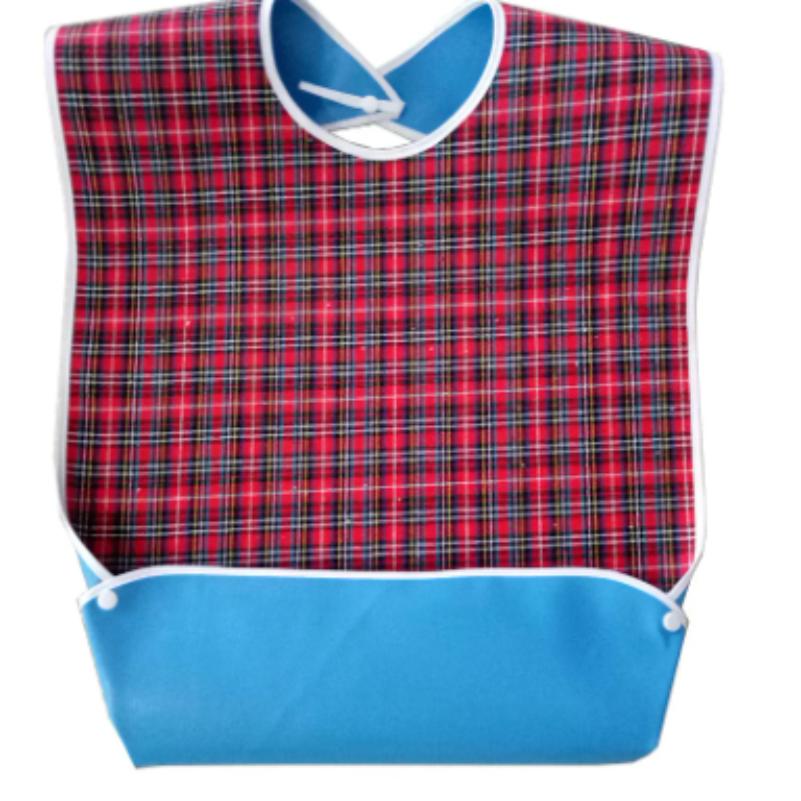 Adult Waterproof Adult Mealtime Bib Cloth Protector Clothes Bib Cook Protector Tool Aid Cook Dining Clothes Disability Aid Apron