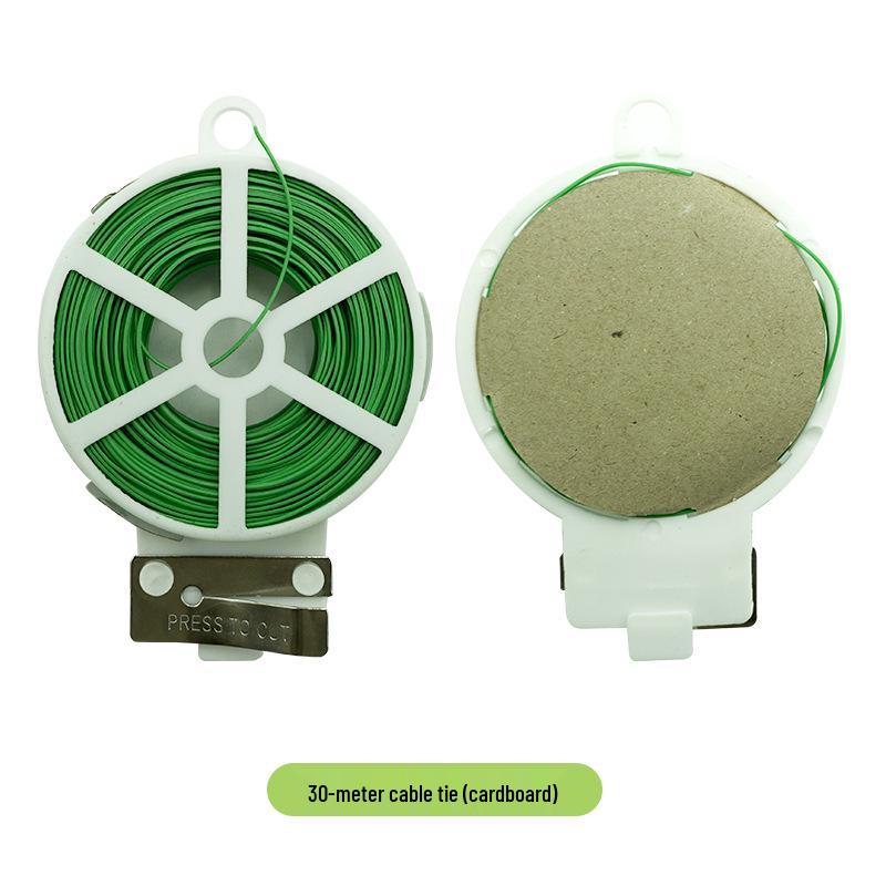 Horticultural Tape and Self-Cutter Cable Ties for Garden Plant Binding and Support