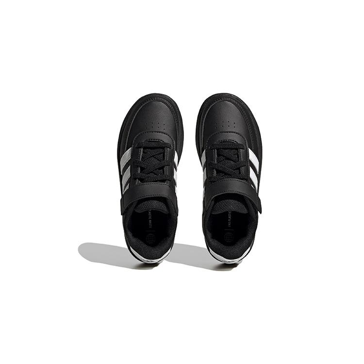 adidas Neo Breaknet Black White Low Top Skateboard Shoes Kids' HP8968