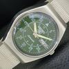 AUTOMATIC 6309A VINTAGE SEIKO 5 JAPAN MENS GREEN COLOR DIAL WATCH A701622-5 R206c-a701622
