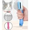 Pet Hair Brush Pet Cat Grooming Brush Hair Removal Brush Dog and Cat Grooming Tool Cleaning Scraper Dog and Cat Grooming Brush