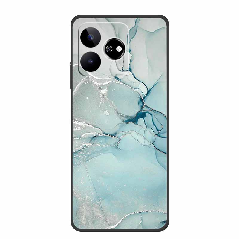 For ZTE Blade V60 Case 6.72" Marble TPU Soft Silicone Back Cover Phone Cases for ZTE Axon 60 4G Protector Cute Mica Painted etui