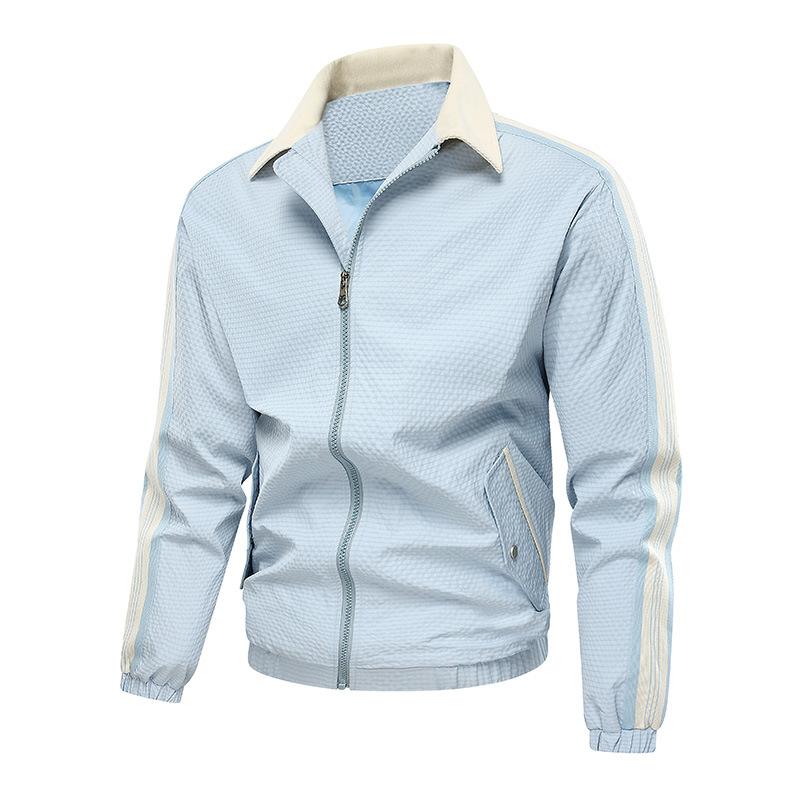 Vår og høst Retro kragejakke Herre Løs og allsidig fritidsjakke