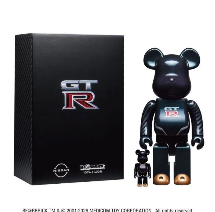 BERBRICK NISSAN GT-R 100 400 MEDICOM TOY Limited Edition Japan