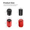 For Jeep 4Pcs Aluminum Alloy Car Tire Valve Cap Dust Cover Accessories For Jeep Grand Cherokee Wrangler JK Gladiator Compass