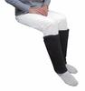 Tetote Leg Perfect Easy Size and Calf Cold Caregiving Sleeping Black Far-Infrared Warmers, Fit, Wrap-Around, Non-Constricting, Hook-and-Loop Closure,