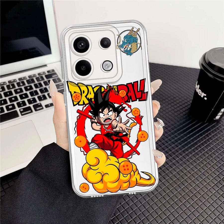 

Dragon B-Balls Cute Goku Soft Phone Cover Case for Xiaomi Redmi Note 14 Pro Plus 11 13C 9 10 14C 12S 12 10S 11S Note 13 A4 Redmi Note 10S